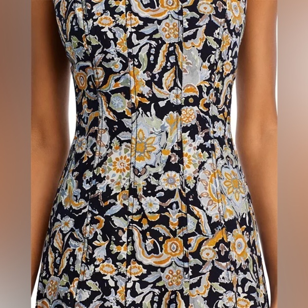 VERONICA BEARD Jolie Midi Paisley Dress Size 2 NWT - Picture 10 of 15